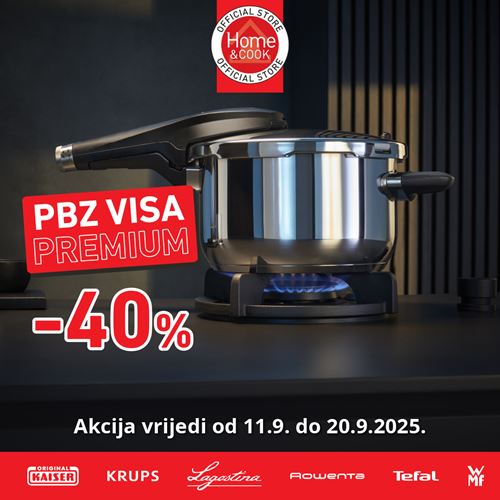 PBZ VISA PREMIUM -40%  u Home & Cook